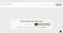 Desktop Screenshot of hotelrelais-spa.be